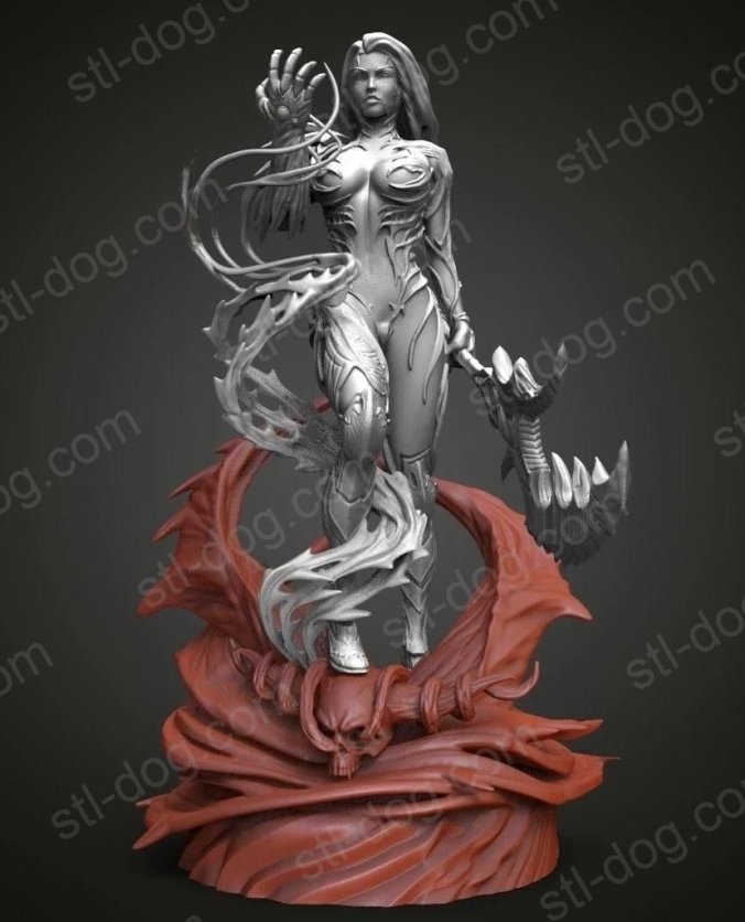 魔女之刃 Witchblade 3D打印模型图纸